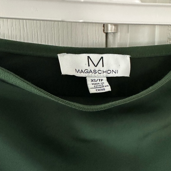 MAGASCHONI forest green midi skirt - Picture 2 of 2
